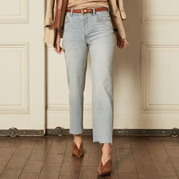 Boyish The Mikey High-Rise Wide Leg Jeans in La Porta Women’s Sz 27 - Picture 1 of 9